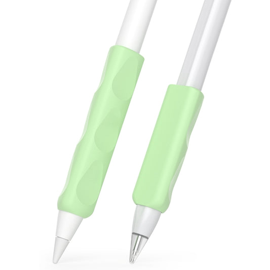 For Apple Pencil & Huawei M-Pencil Series Universal Stylus Silicone Protective Grip Cover(Green) - Pencil Accessories by buy2fix | Online Shopping UK | buy2fix