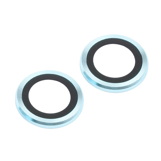 For iPhone 16 Plus / 16 Tempered Glass CD Texture Back Camera Film(Sierra Blue) by buy2fix