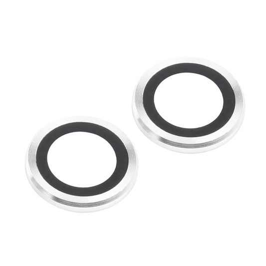 For iPhone 16 Plus / 16 Tempered Glass CD Texture Back Camera Film(Silver) by buy2fix