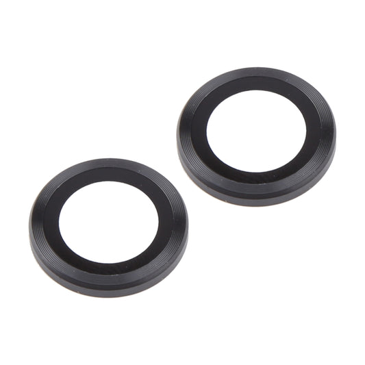 For iPhone 16 Plus / 16 Tempered Glass CD Texture Back Camera Film(Black) by buy2fix