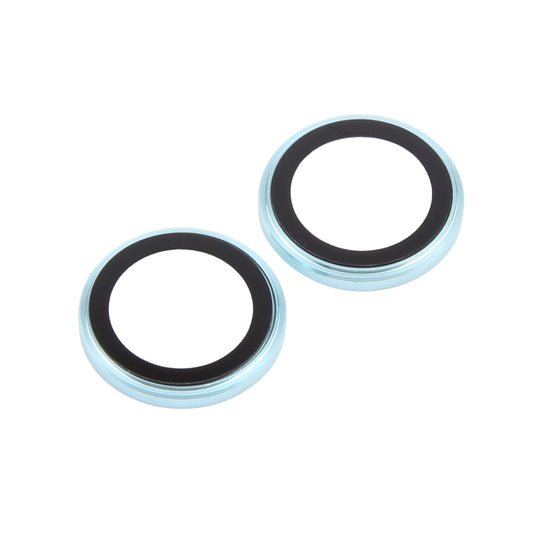 For iPhone 16 Plus / 16 Metal Tempered Glass Back Camera Film(Sierra Blue) by buy2fix