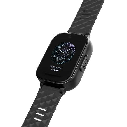 RF-V52-A 1.85 inch Screen GPS Smart Tracker WatchBand Support SOS Call / Health Monitoring For Asia / Europe / Africa / Australia(Black) by buy2fix