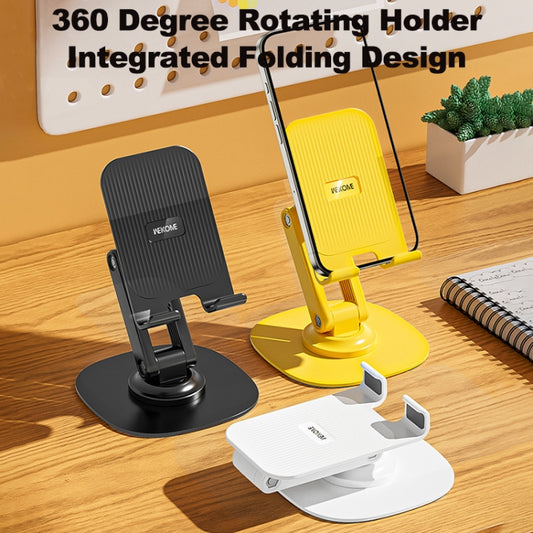 WEKOME WA-S103 Life Series Folding Rotating Desktop Holder(White) - Desktop Holder by WK | Online Shopping UK | buy2fix