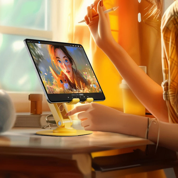 WEKOME WA-S103 Life Series Folding Rotating Desktop Holder(Black) - Desktop Holder by WK | Online Shopping UK | buy2fix