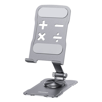 WEKOME WA-S104 Life Series Metal Foldable Rotating Desktop Holder(Tarnish) - Desktop Holder by WK | Online Shopping UK | buy2fix