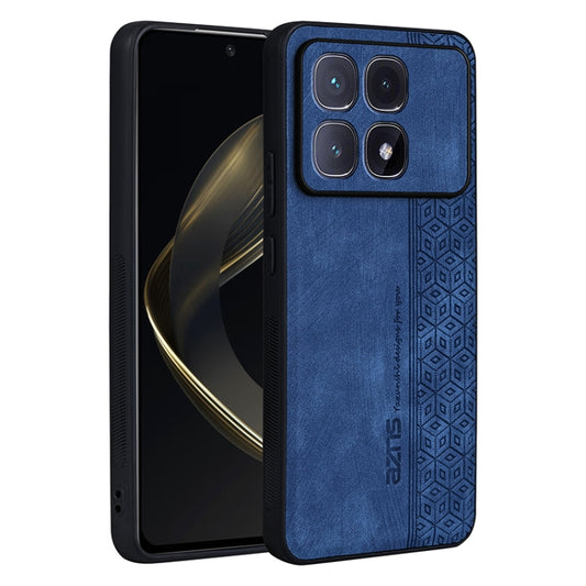 For Redmi K70 Ultra AZNS 3D Embossed Skin Feel Phone Case(Sapphire Blue) - Xiaomi Cases by AZNS | Online Shopping UK | buy2fix