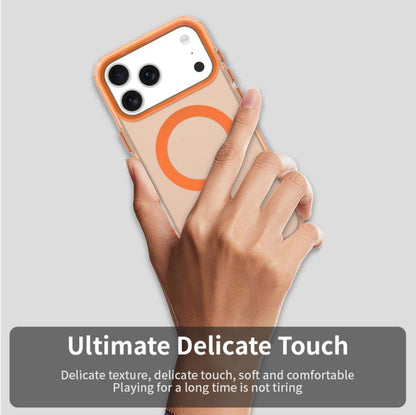For iPhone 17 Pro Max Candy Magsafe PC Hybrid TPU Phone Case(Orange) - iPhone 17 Pro Max Cases by buy2fix | Online Shopping UK | buy2fix
