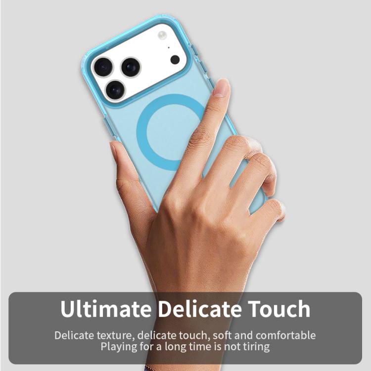 For iPhone 17 Pro Max Candy Magsafe PC Hybrid TPU Phone Case(Blue) - iPhone 17 Pro Max Cases by buy2fix | Online Shopping UK | buy2fix