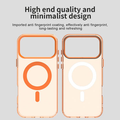 For iPhone 17 Pro Candy Magsafe PC Hybrid TPU Phone Case(Orange) - iPhone 17 Pro Cases by buy2fix | Online Shopping UK | buy2fix