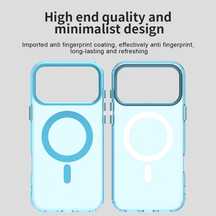 For iPhone 17 Pro Candy Magsafe PC Hybrid TPU Phone Case(Blue) - iPhone 17 Pro Cases by buy2fix | Online Shopping UK | buy2fix