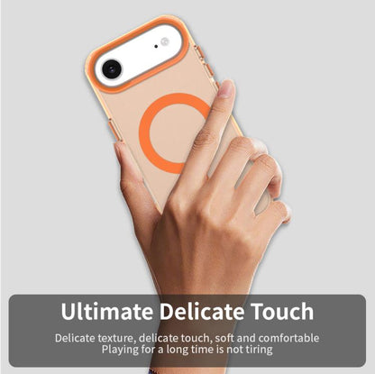 For iPhone Air Candy Magsafe PC Hybrid TPU Phone Case(Orange) - iPhone Air Cases by buy2fix | Online Shopping UK | buy2fix