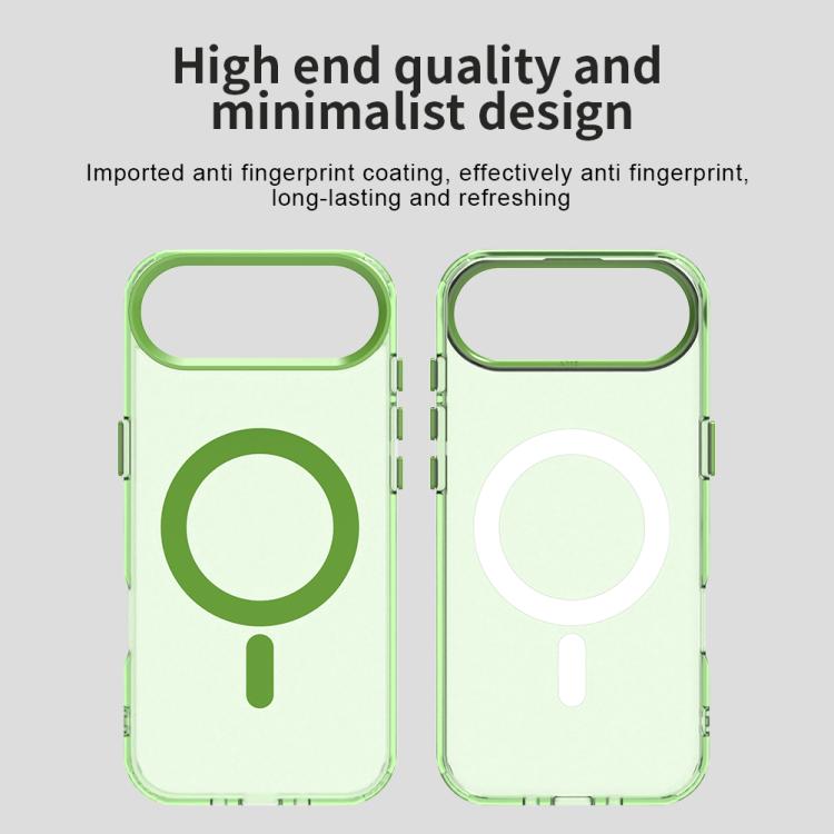 For iPhone Air Candy Magsafe PC Hybrid TPU Phone Case(Green) - iPhone Air Cases by buy2fix | Online Shopping UK | buy2fix