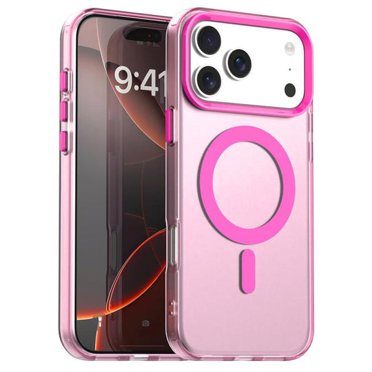For iPhone 18 Pro Max Candy Magsafe PC Hybrid TPU Phone Case(Red)