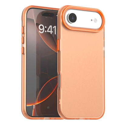 For iPhone Air Candy PC Hybrid TPU Shockproof Phone Case(Orange) - iPhone Air Cases by buy2fix | Online Shopping UK | buy2fix