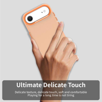 For iPhone Air Candy PC Hybrid TPU Shockproof Phone Case(Orange) - iPhone Air Cases by buy2fix | Online Shopping UK | buy2fix