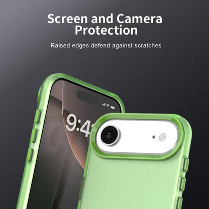 For iPhone Air Candy PC Hybrid TPU Shockproof Phone Case(Green) - iPhone Air Cases by buy2fix | Online Shopping UK | buy2fix
