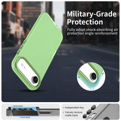 For iPhone Air Candy PC Hybrid TPU Shockproof Phone Case(Green) - iPhone Air Cases by buy2fix | Online Shopping UK | buy2fix