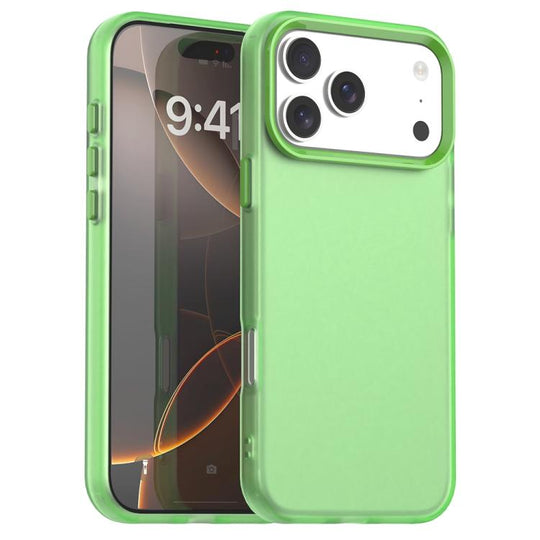 For iPhone 18 Pro Max Candy PC Hybrid TPU Shockproof Phone Case(Green)