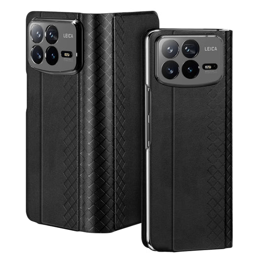 For Xiaomi Mix Fold 4 DUX DUCIS Bril Series PU + TPU Phone Case(Black) by DUX DUCIS