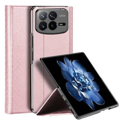 For Xiaomi Mix Fold 4 DUX DUCIS Bril Series PU + TPU Phone Case(Pink) - Mix Fold 4 Cases by DUX DUCIS | Online Shopping UK | buy2fix