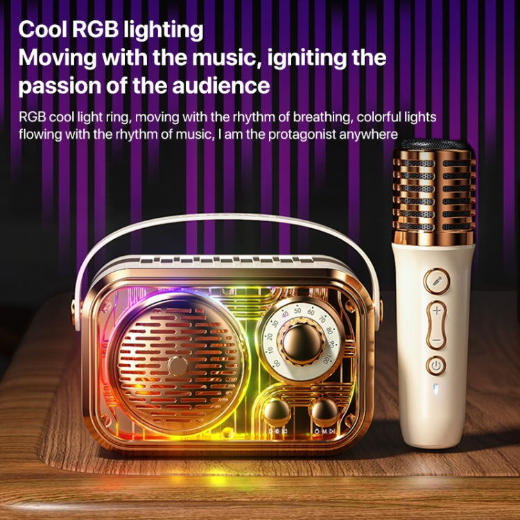 WEKOME WD-03 Meytang Karaoke Wireless Bluetooth Speaker(White) - Desktop Speaker by WK | Online Shopping UK | buy2fix