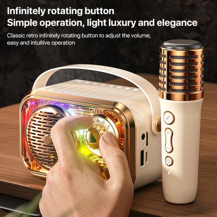 WEKOME WD-03 Meytang Karaoke Wireless Bluetooth Speaker(White) - Desktop Speaker by WK | Online Shopping UK | buy2fix