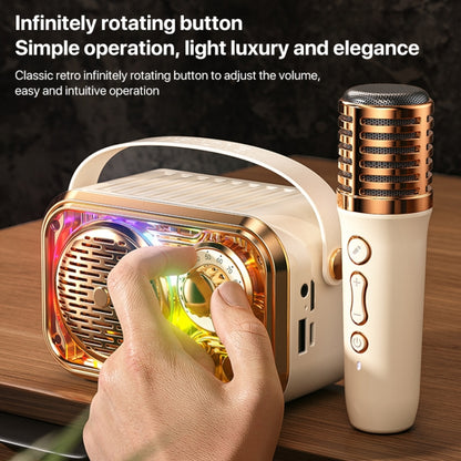 WEKOME WD-03 Meytang Karaoke Wireless Bluetooth Speaker(White) - Desktop Speaker by WK | Online Shopping UK | buy2fix