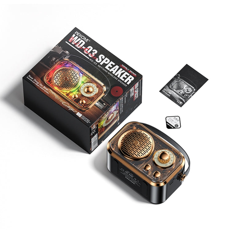 WEKOME WD-03 Meytang Karaoke Wireless Bluetooth Speaker(Black) - Desktop Speaker by WK | Online Shopping UK | buy2fix