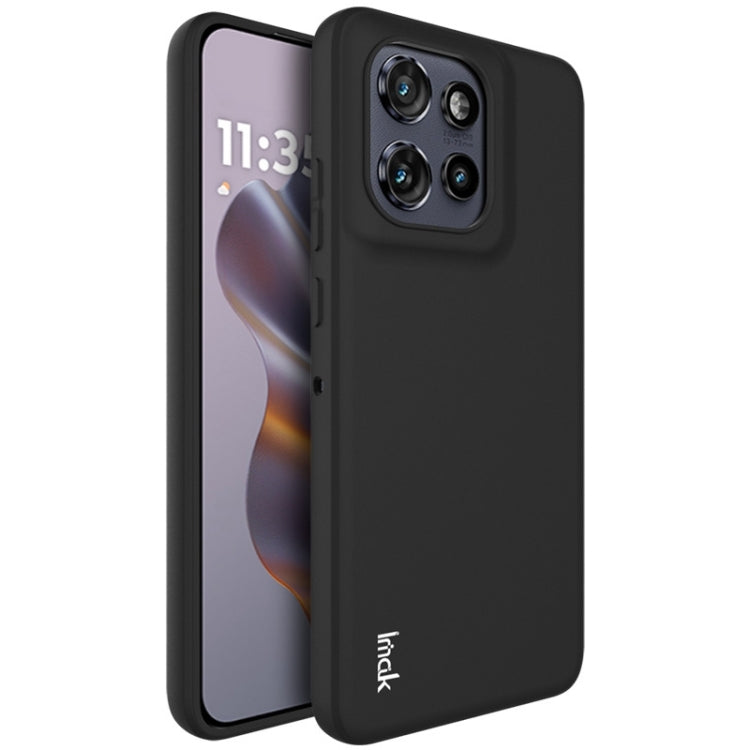 For Motorola Moto S50 5G IMAK UC-3 Series Shockproof Frosted TPU Phone Case(Black) by imak