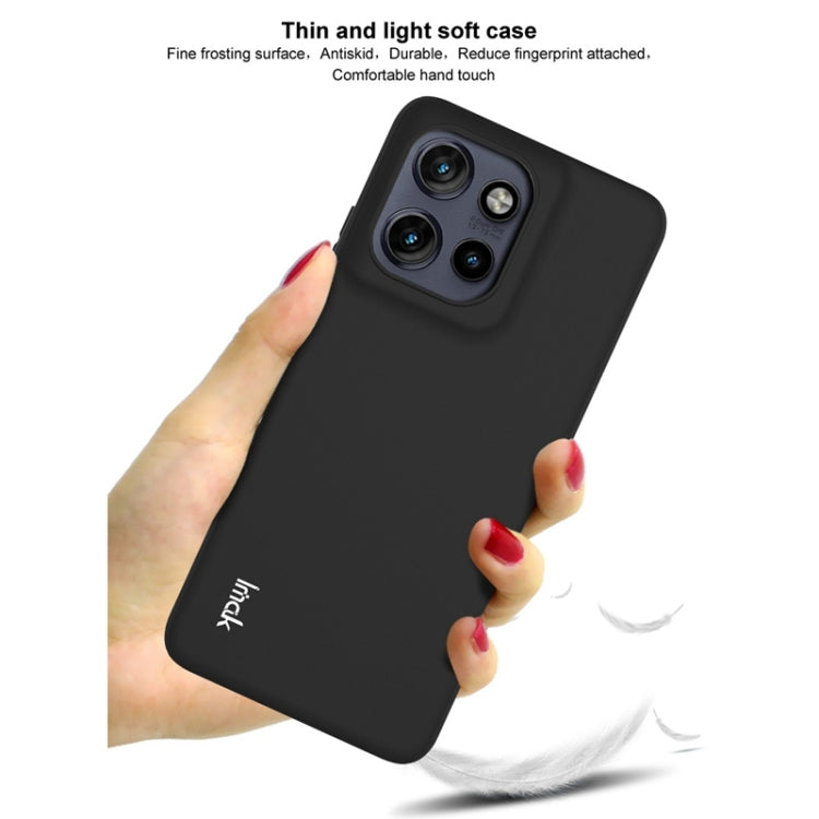 For Motorola Moto S50 5G IMAK UC-3 Series Shockproof Frosted TPU Phone Case(Black) by imak
