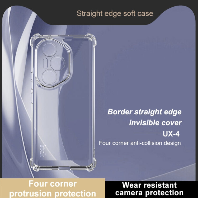 For Honor 300 Ultra IMAK UX-4 Series Four-corner Shockproof Phone Case(Transparent) - Honor Cases by imak | Online Shopping UK | buy2fix