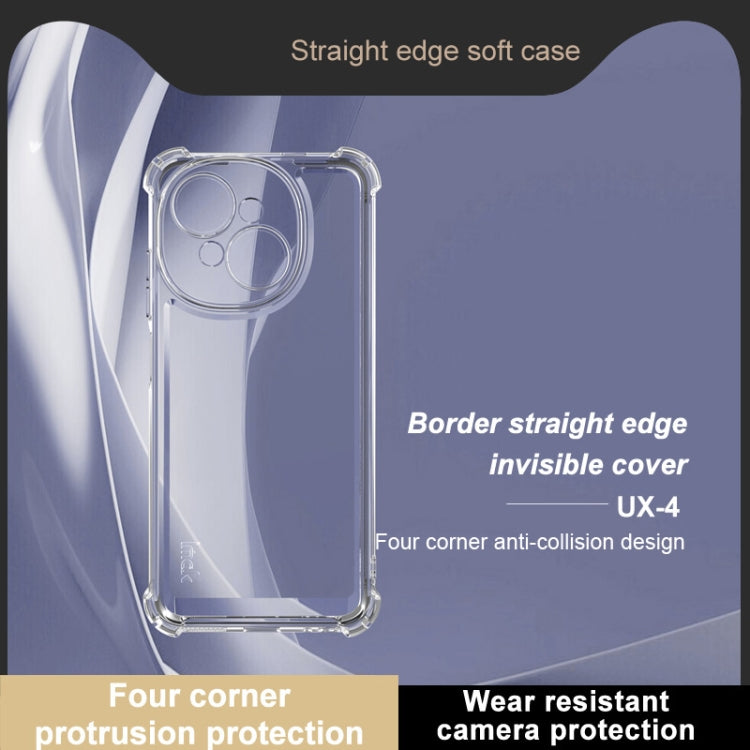 For Tecno Spark Go 1 / Go 2025 IMAK UX-4 Series Four-corner Shockproof Phone Case(Transparent) by imak