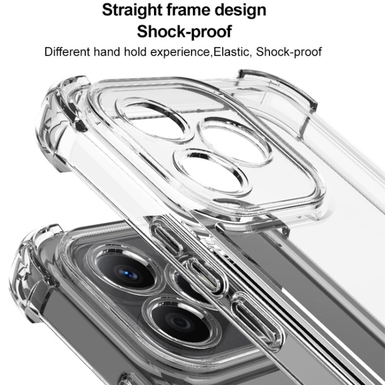 For Tecno Spark Go 2024 IMAK UX-4 Series Four-corner Shockproof Phone Case(Transparent) - Tecno Cases by imak | Online Shopping UK | buy2fix