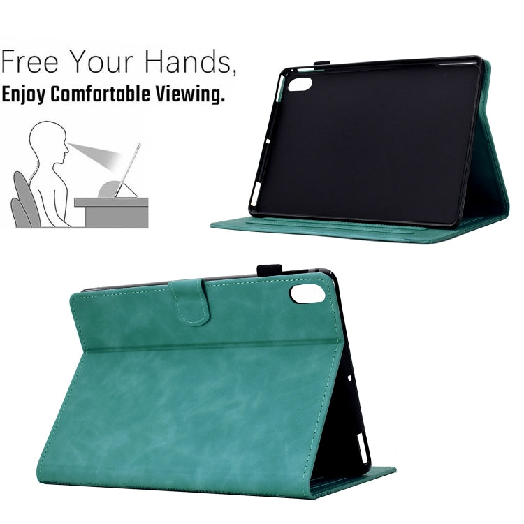 For iPad 2025 / 2022 Cats Embossed Leather Smart Tablet Case(Light Blue) - iPad 2025 / 2022 Cases by buy2fix | Online Shopping UK | buy2fix