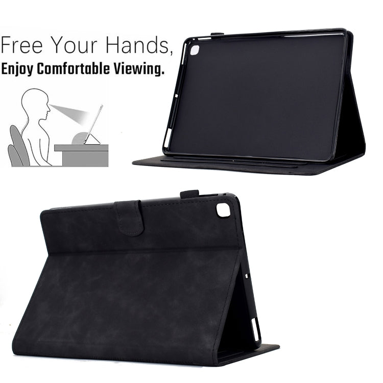 For iPad 10.2 2021 / 2020 / 10.5 2019 Cats Embossed Leather Smart Tablet Case(Black) - iPad 10.2 Cases by buy2fix | Online Shopping UK | buy2fix