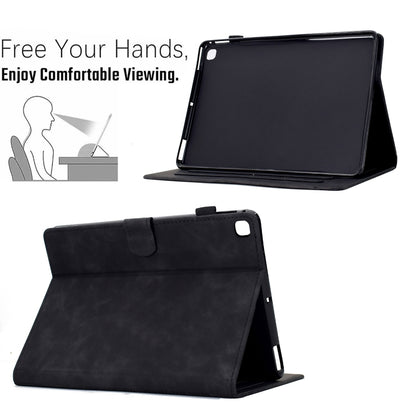 For iPad 10.2 2021 / 2020 / 10.5 2019 Cats Embossed Leather Smart Tablet Case(Black) - iPad 10.2 Cases by buy2fix | Online Shopping UK | buy2fix
