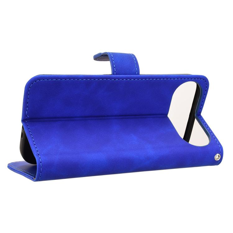 For iPhone Air Skin Feel Magnetic Flip Leather Phone Case(Blue) - iPhone Air Cases by buy2fix | Online Shopping UK | buy2fix