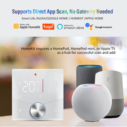 BHT-009GALW-MT Water Heating WiFi Smart Home LED Thermostat with Matter(Black) by buy2fix