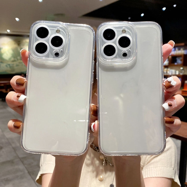 For iPhone Air Angel Eye Straight Edge Full Cover TPU Phone Case(Transparent) - iPhone Air Cases by buy2fix | Online Shopping UK | buy2fix