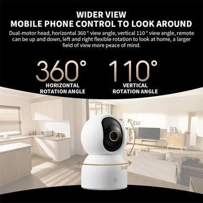 Original Xiaomi Smart Camera C700 4K 360 Viewing Angle Full-Color Night Vision AI Camera, Plug:US Plug - Wireless Camera by Xiaomi | Online Shopping UK | buy2fix