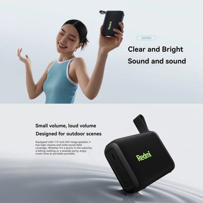 Xiaomi Redmi IP67 Waterproof Portable Bluetooth Speaker(Black) - Mini Speaker by Xiaomi | Online Shopping UK | buy2fix