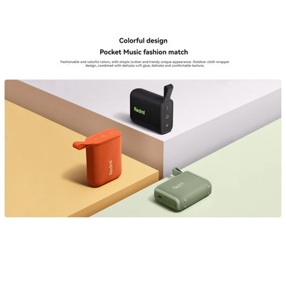 Xiaomi Redmi IP67 Waterproof Portable Bluetooth Speaker(Black) - Mini Speaker by Xiaomi | Online Shopping UK | buy2fix