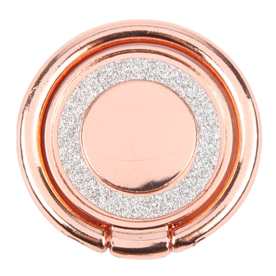 Glitter Metal Mobile Phone Ring Holder(Rose Gold)
