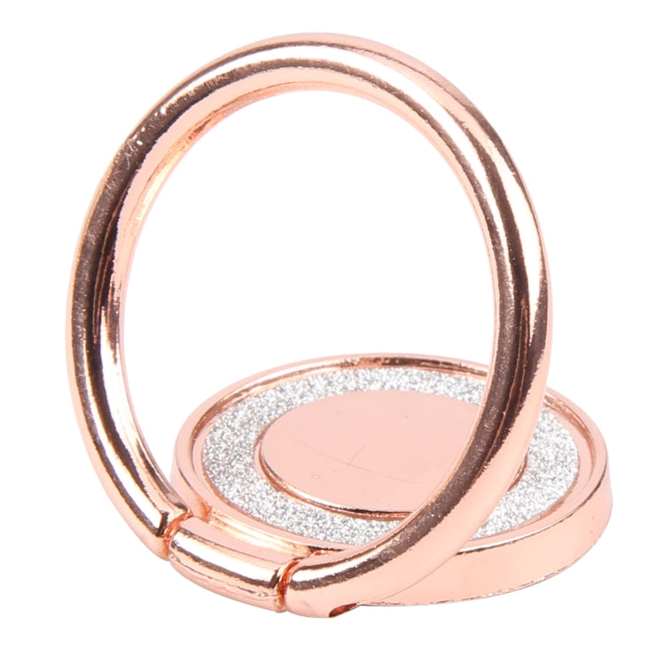 Glitter Metal Mobile Phone Ring Holder(Rose Gold) - Ring Holder by buy2fix | Online Shopping UK | buy2fix