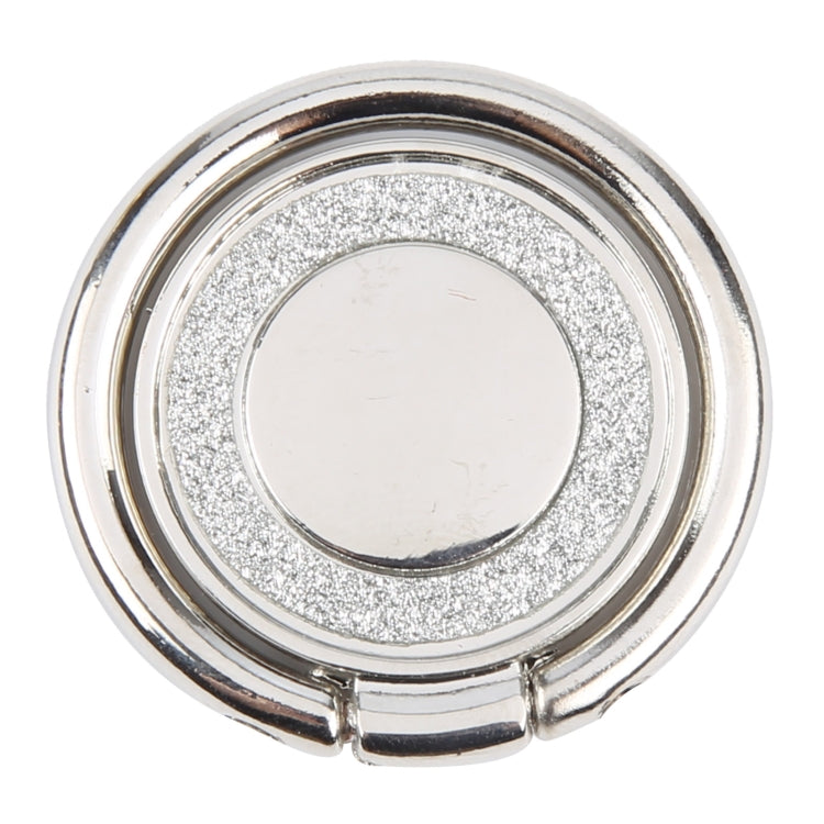 Glitter Metal Mobile Phone Ring Holder(Silver) - Ring Holder by buy2fix | Online Shopping UK | buy2fix