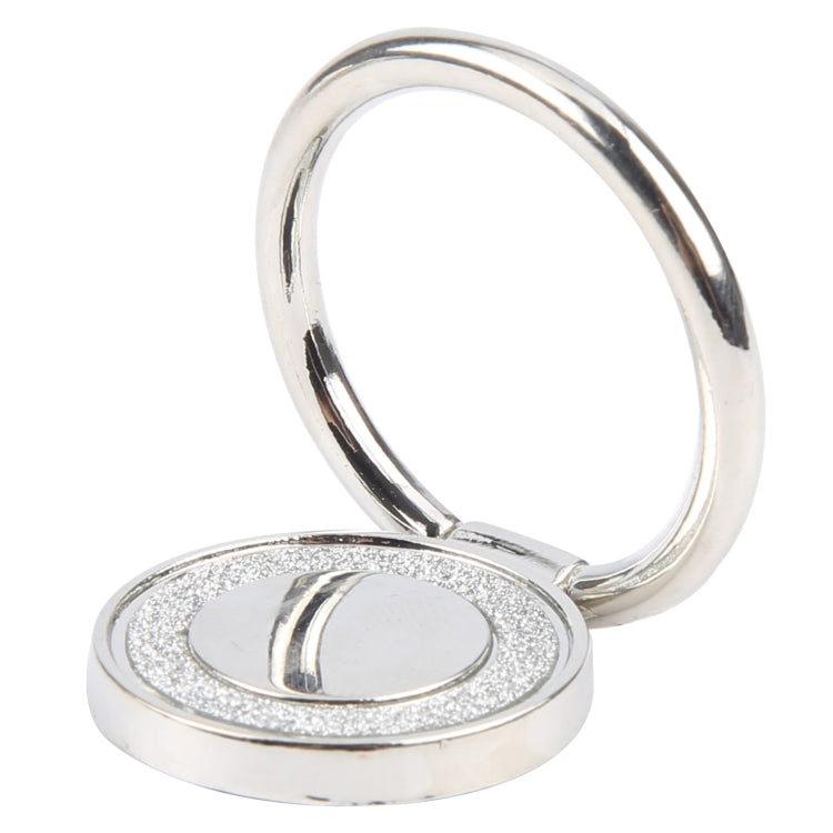 Glitter Metal Mobile Phone Ring Holder(Silver) - Ring Holder by buy2fix | Online Shopping UK | buy2fix