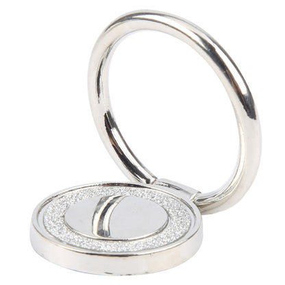 Glitter Metal Mobile Phone Ring Holder(Silver) - Ring Holder by buy2fix | Online Shopping UK | buy2fix