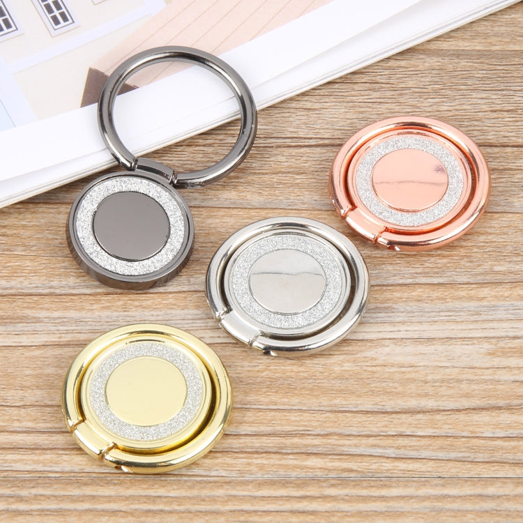 Glitter Metal Mobile Phone Ring Holder(Silver) - Ring Holder by buy2fix | Online Shopping UK | buy2fix