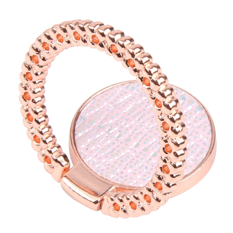 Flash Diamond Metal Mobile Phone Ring Holder(Rose Gold+Pink) - Ring Holder by buy2fix | Online Shopping UK | buy2fix