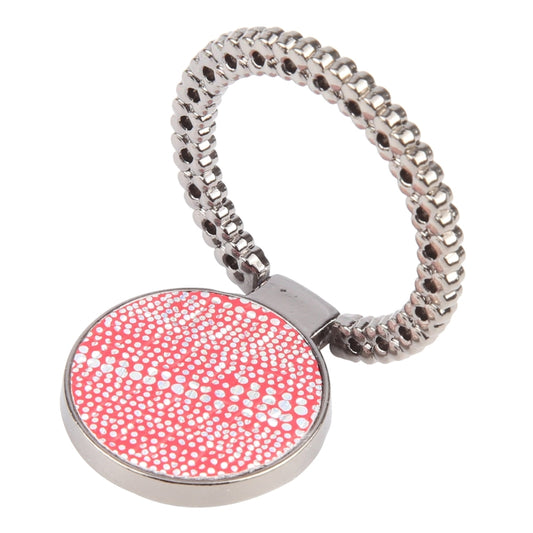 Flash Diamond Metal Mobile Phone Ring Holder(Black+Red) - Ring Holder by buy2fix | Online Shopping UK | buy2fix